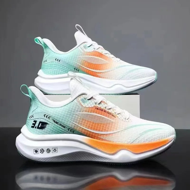 Spring new men's shoes, mesh shoes, sports shoes breathable shock-absorbing soft-soled lightweight running shoes