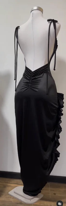 2026 Europe and the United States New Cross-Border Dress Summer Senior Sense Y2K Sexy Halter Spice Girl Dress