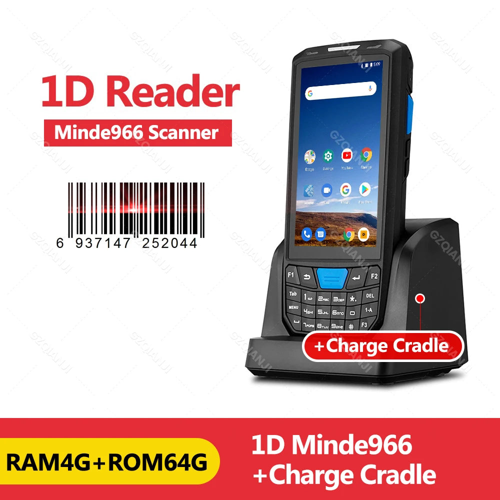 PDA Android Handheld Terminal Honeywell Barcode Scanner 1D 2D QR Portable Data Collector Terminal Device with WIFI 4G NFC