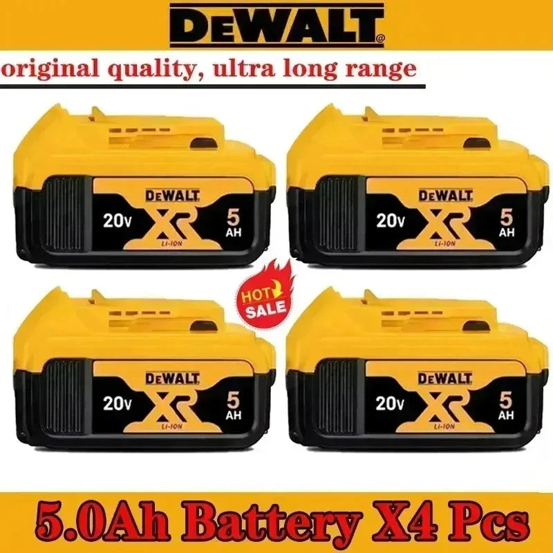 Original for DEWALT 20V/60V battery DCB606 DCB609 DCB182 DCB205 DCB206 DCB209 power tool 18V battery 6Ah 9Ah battery.