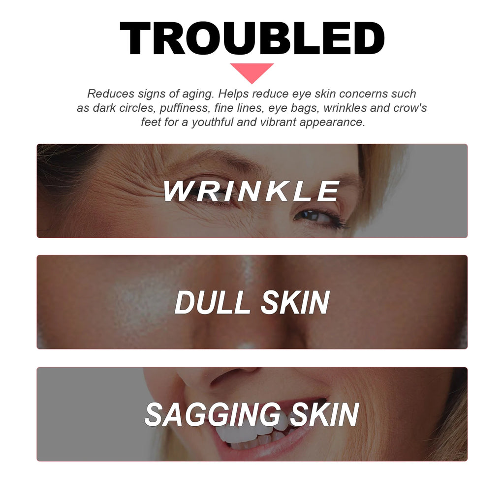 Retinol Eye Cream Wrinkle Remover Lightening Dark Circles Lifting Firming Skin Instant Eye Repair Serum Stick for Women Eye Care