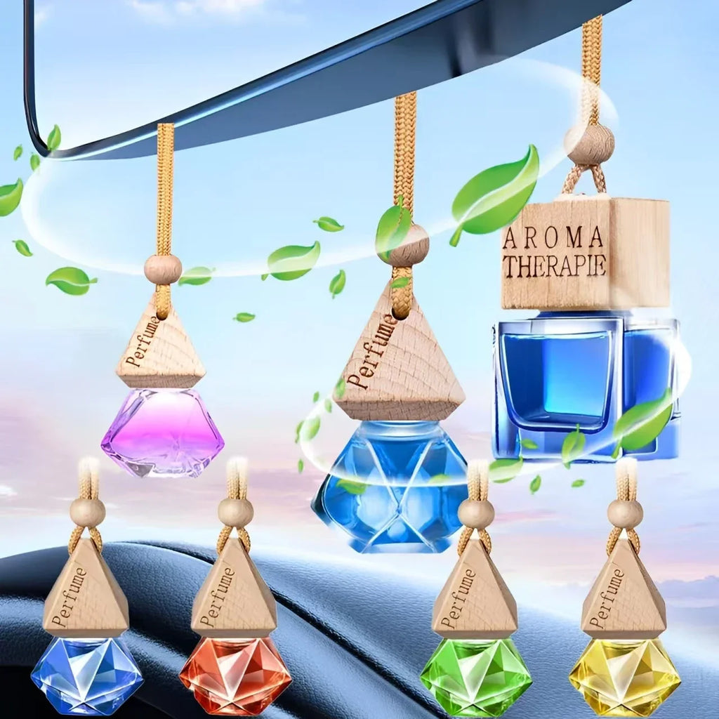 Car Aromatherapy Fragrance Pendent Bottle Perfume Diffuser Long-lasting Fragrance Air Freshener Car Accessories Interior