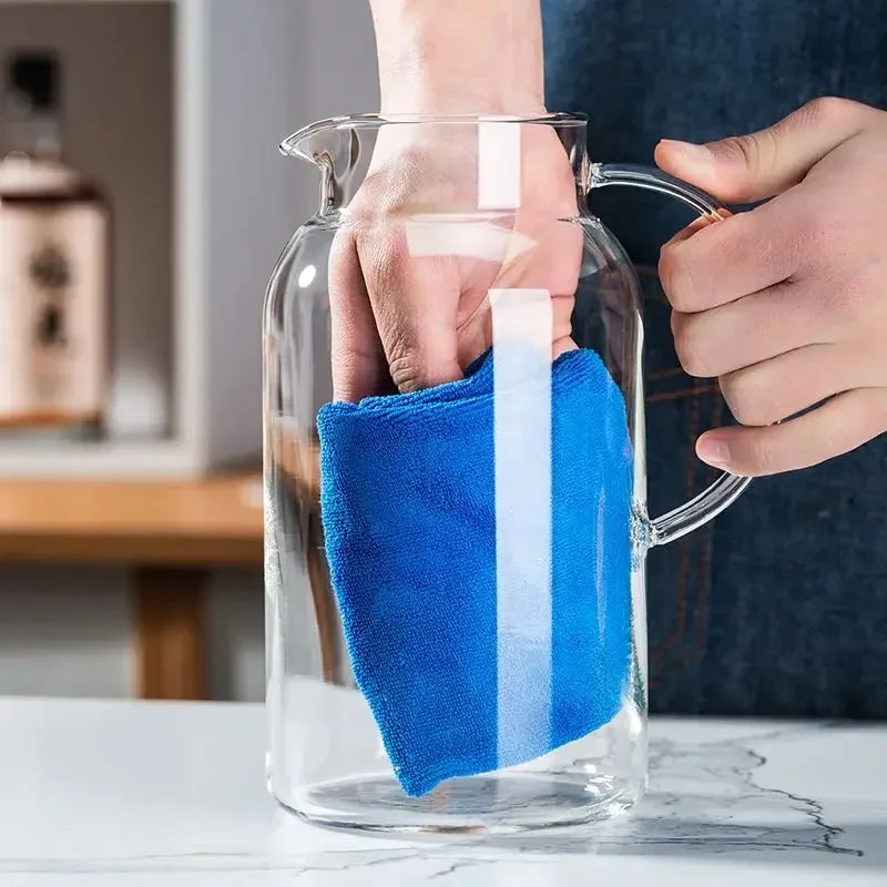 Heat Resistant Glass Cold Water Jug, Fruit Juice Pitcher, Coffee, Afternoon Tea, Flower Tea Pot, Large, Household Drinkware