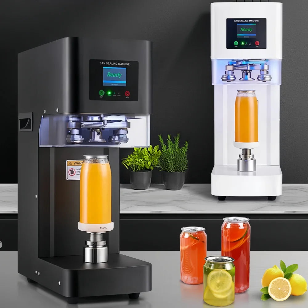 Fully Automatic Can Sealing Machine Commercial Plastic Can Capping  Aluminum Cap Milk Tea Shop Cup  Sealing Machine