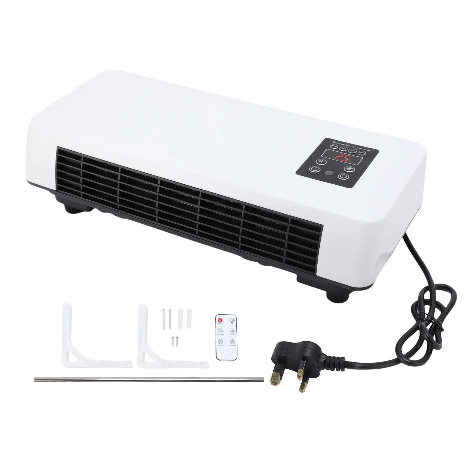 Wall Heater Cooler Efficient Space Saving Versatile Low Noise Wall Mounted Air Conditioner Easy To Operate for Home Bedroom