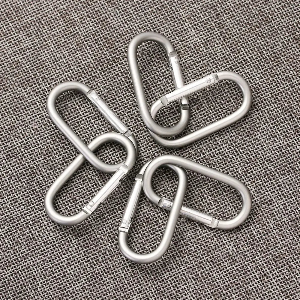 2/5/10pcs Survival Gear Camping Hiking Outdoor tool Camp Mountaineering Hook Buckle Keychain Travel Kit Climing Carabiner