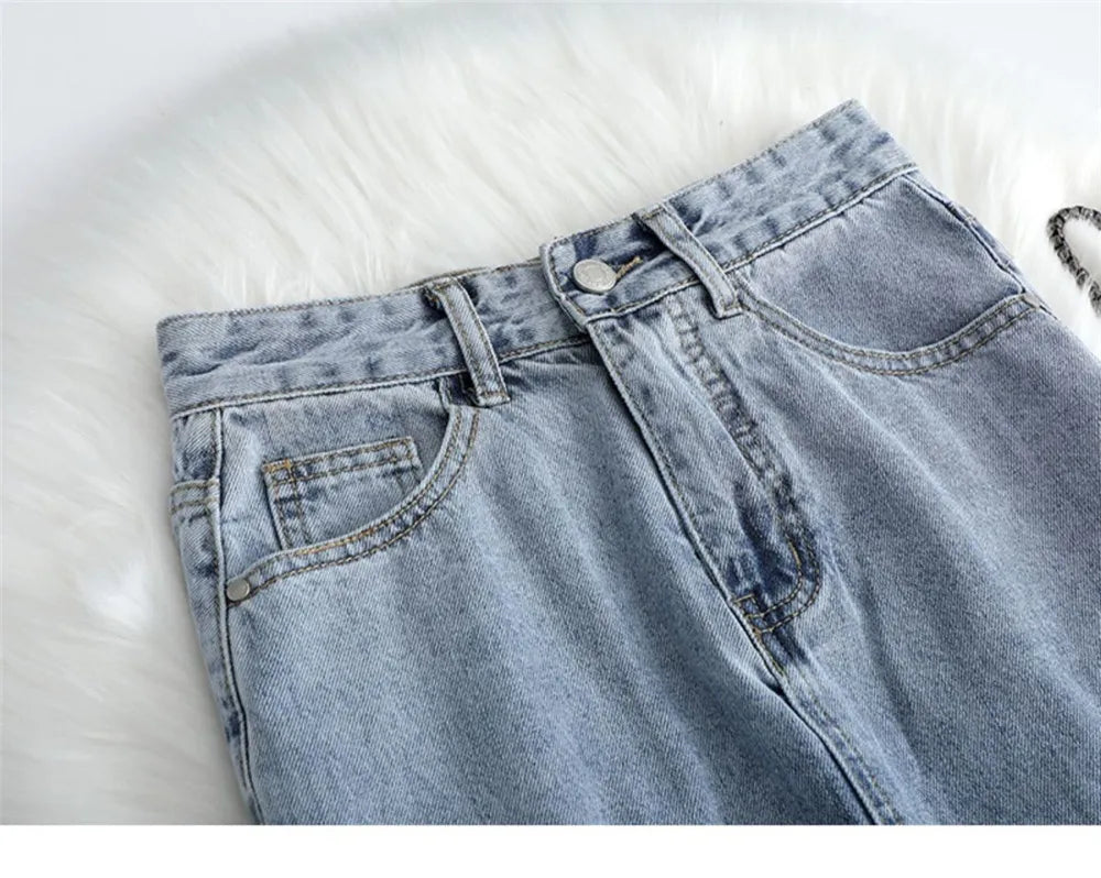 Women Denim Skirt Spring A Line Summer High Waist Loose Split Hem Dark Blue Chic Casual Streetwear Jean Midi Skirt Streetwear