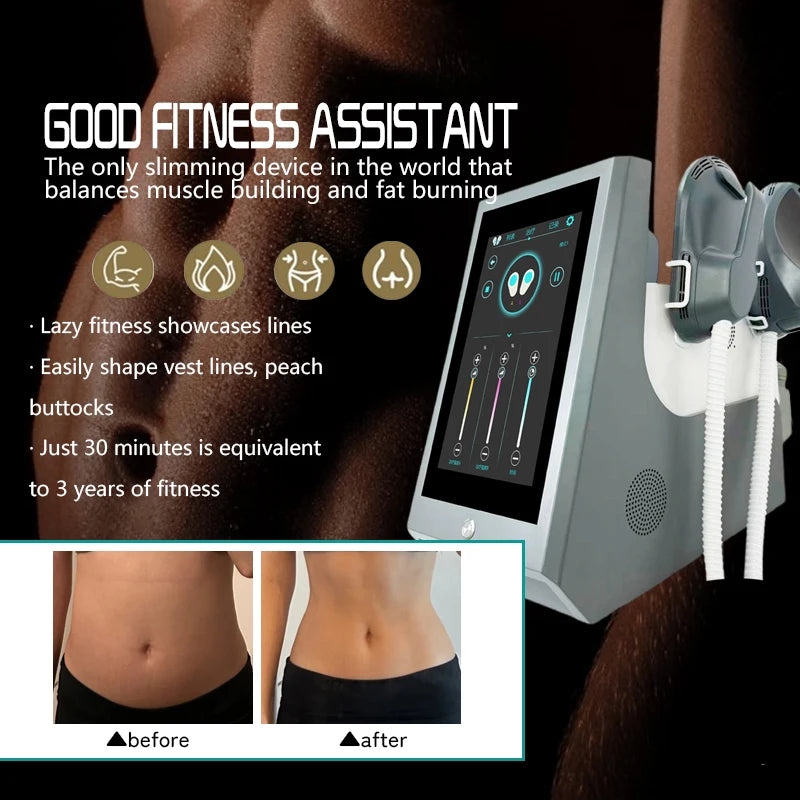 Portable HIEMT Body Slimming Machine Muscle Training Pelvic Floor Toner Postpartum Recovery Butt Lift  Full Body Contouring CE