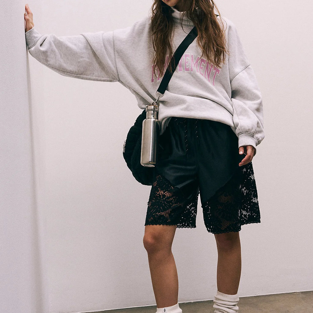 Shorts For Women Lace Five-point Pants Chic Sports Drawstring Beach Party Hot Shorts Casual Female Fashion Streetwear Clothing
