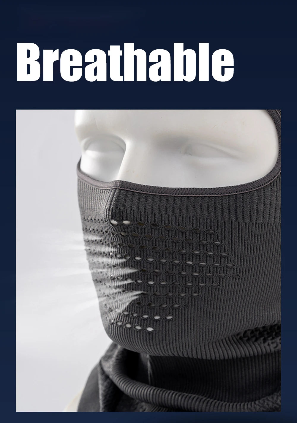 Winter Unisex Warm Ski Mask Balaclava Outdoor Sports Cycling Full Face Mask Scarf Men Women Elastic Breathable Motorcycle Mask
