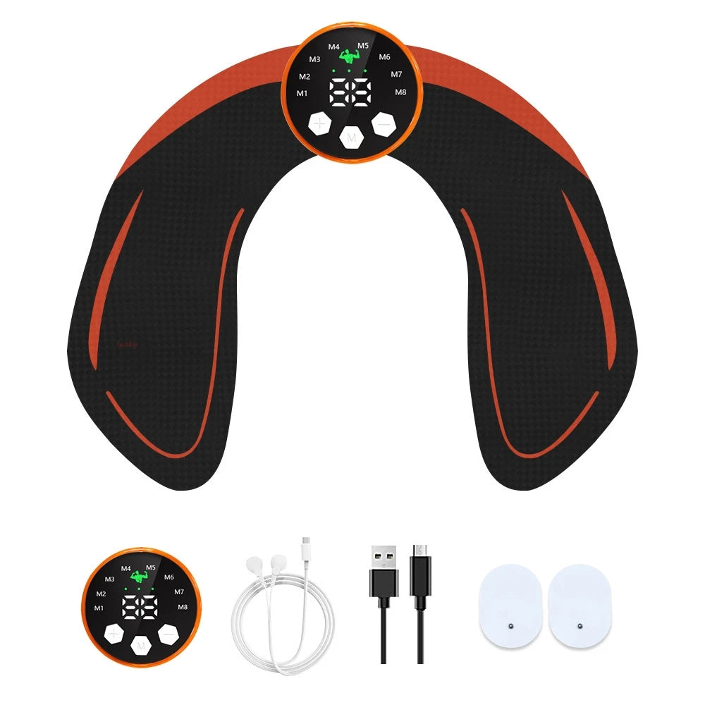 Wireless EMS Body Sculptor With Rechargeable Dual Channel Muscle Toner Butt Trainer 29 Levels 8 Modes For Home And Gym Workout