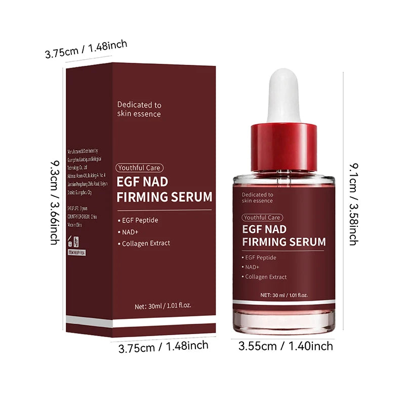 30ml EGF NAD Collagen Face Serum, Firming Hydrating Nourishing Essence, Helps Improve Fine Lines & Enhance Skin Elasticity Care