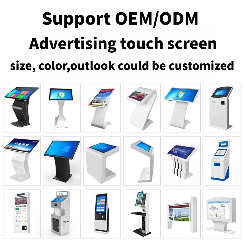 32-Inch screen interactive LCD kiosk touch screen floor rack digital poster self-service advertising inquiry machine