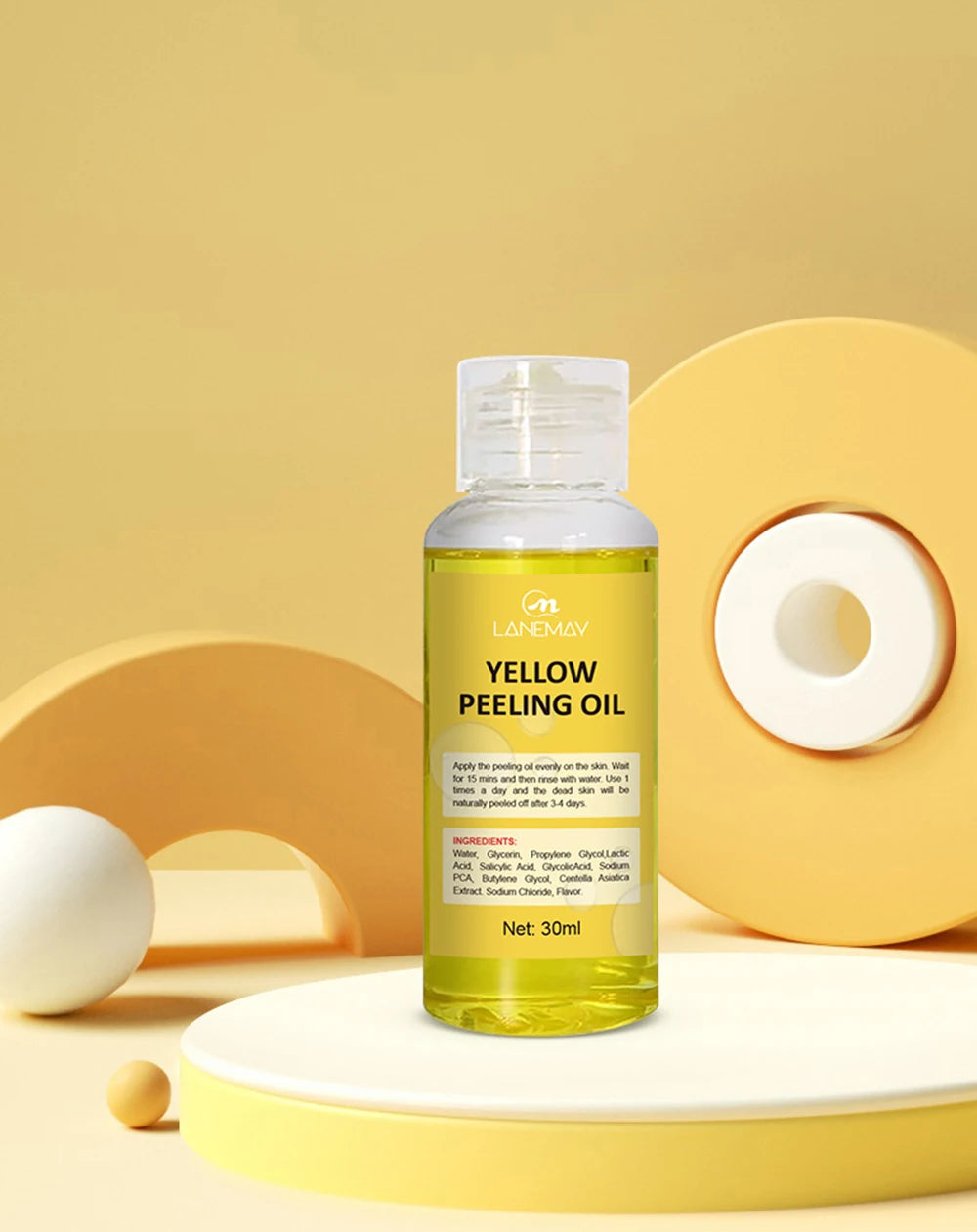 Strong Yellow Peeling Oil Bleach Dark Skin Whiten Lotion Lighten Body Elbow Knee Hand Exfoliate Dead Skin Nourish Even Skin Tone