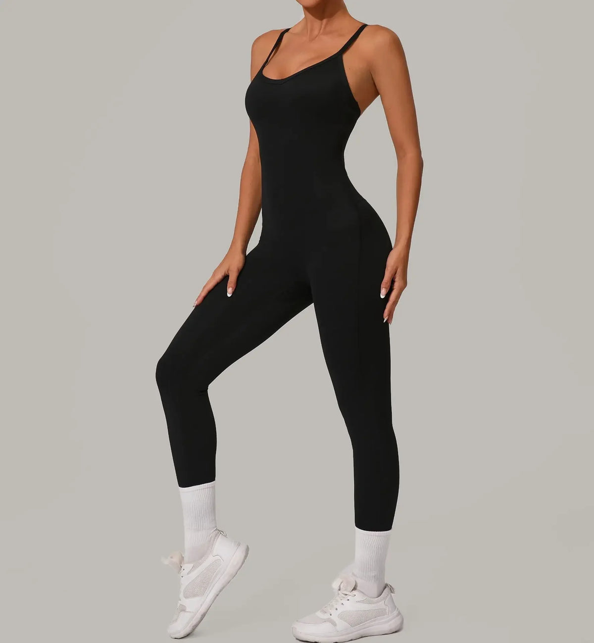 Wholesale Gym Clothes Woman Yoga Set Padding Women's Gym Jumpsuit Activewear Sportswear Push Up Fitness Sports Overalls Purple