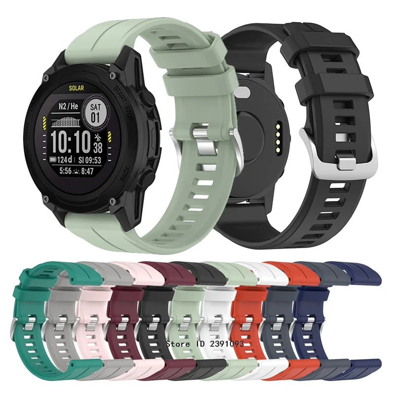 For Garmin instinct instinct 2 Strap Official Button Silicone Watch Band Sports Strap For Forerunner 955 Fenix6 Fenix5 Bracelet