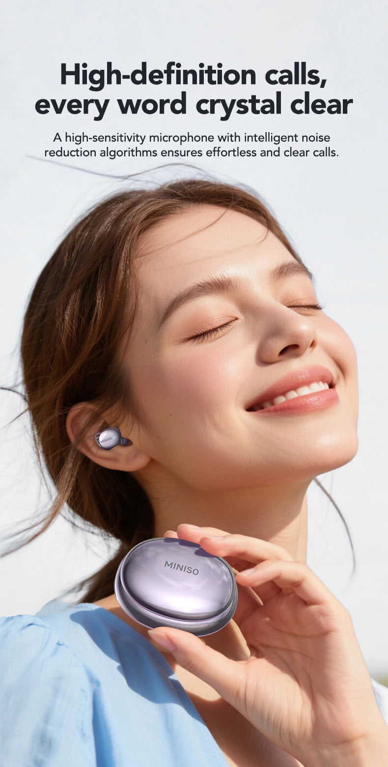 MINISO MS216 TWS Wireless Earbuds Bluetooth 6.0 Headphones AI Translator Earbuds TWS in-Ear Wireless Earphones Ultra-Light