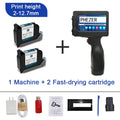 For HP Phezer P17 Handheld Inkjet Printer 12.7mm Smart Labeler for QR Bar Batch Code & Expiry Date 28 Languages Supported