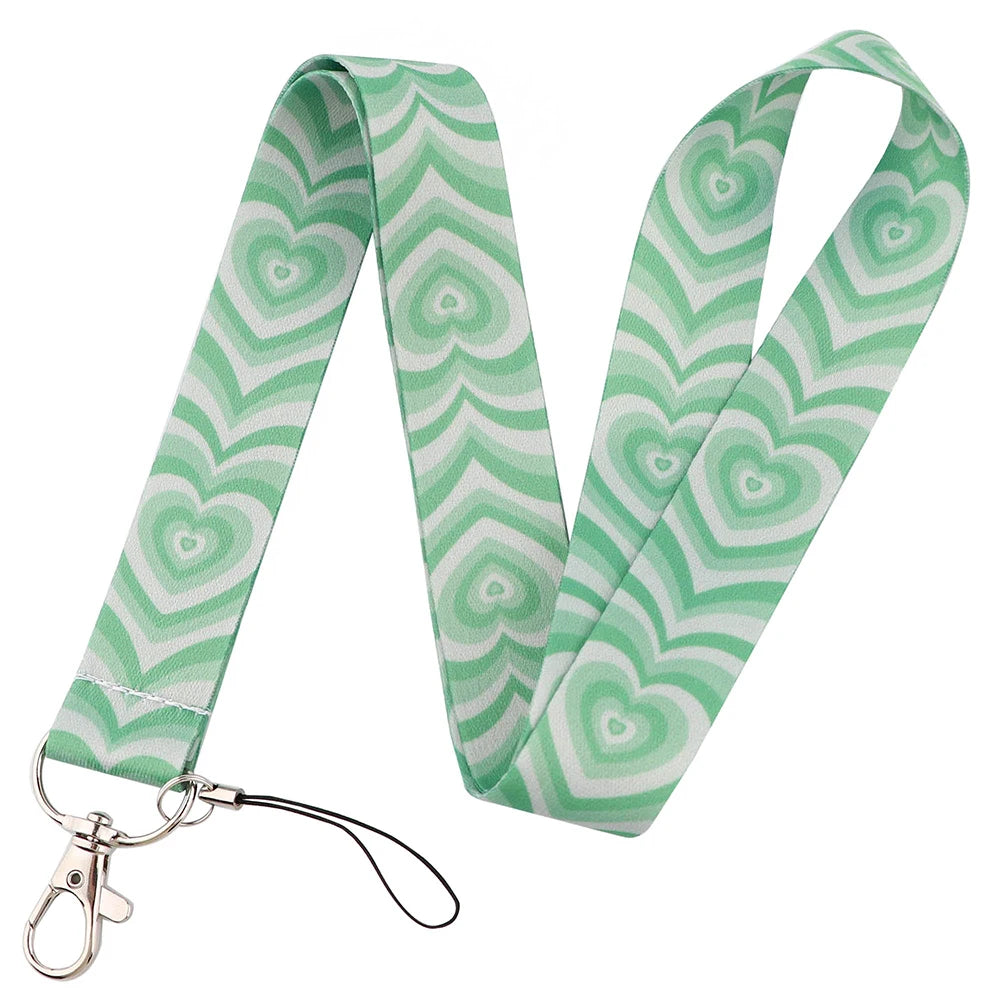 100 Designs Cute Art Lanyard for Keys Chain Badge Holder ID Credit Card Pass Hang Rope Lariat Mobile Phone Charm Accessories