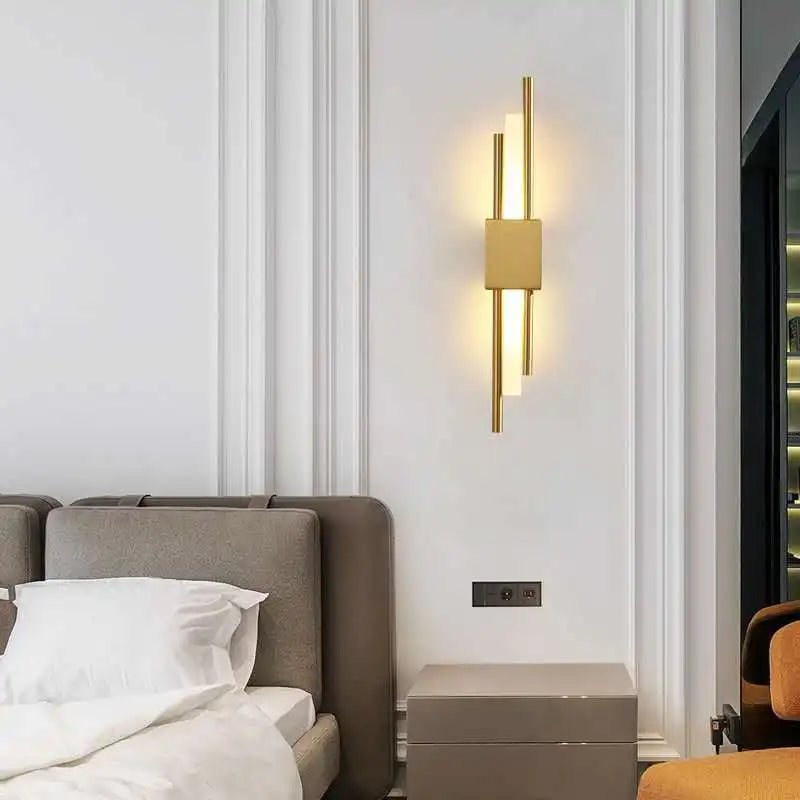 Modern luxury LED wall lights, living room, bedroom, staircase, background wall decoration, wall lights, bedside study lights