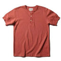 Bronson Vintage Short Sleeve Henley T-Shirt Retro Style Mens Cotton Tee Shirt