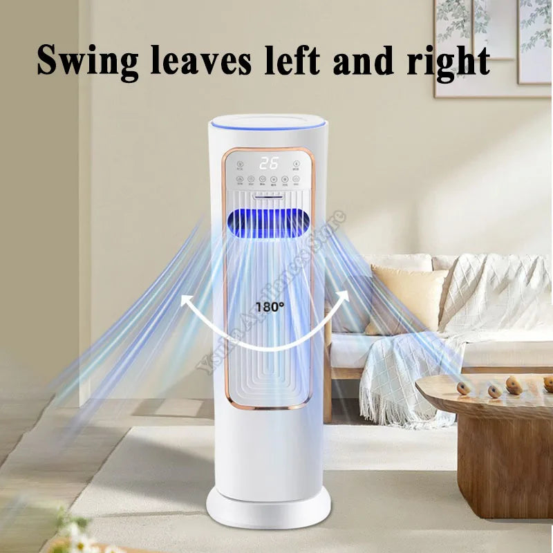 Air Conditioner Fan Humidifying Portable Warm Heating Water Ice Addition Rapid Dual Function Heating Cooling Air Conditioner