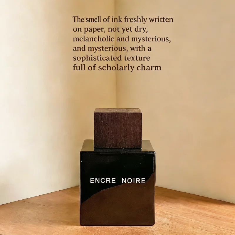 100ml Black Ink Men's Perfume, Woody Eau De Toilette - Woody Cologne for Men, Long Lasting Scent