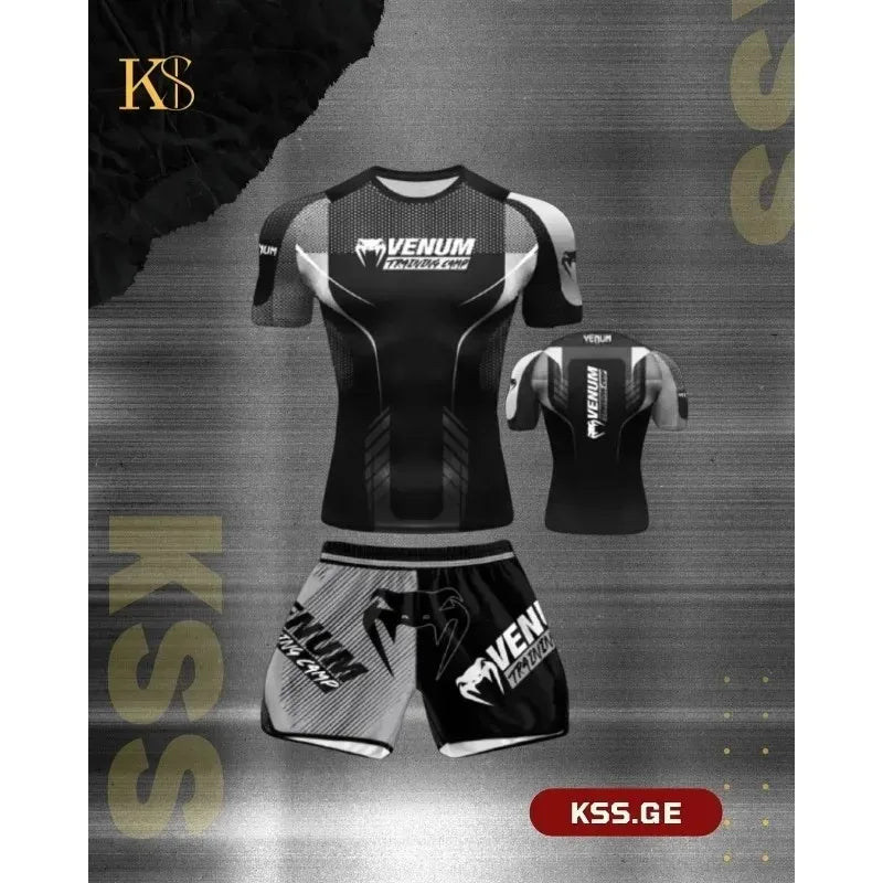 Best-selling Men's and Women's Outdoor Sports Casual Short-sleeved Short-pants Sets; Martial Arts and Boxing Clothing