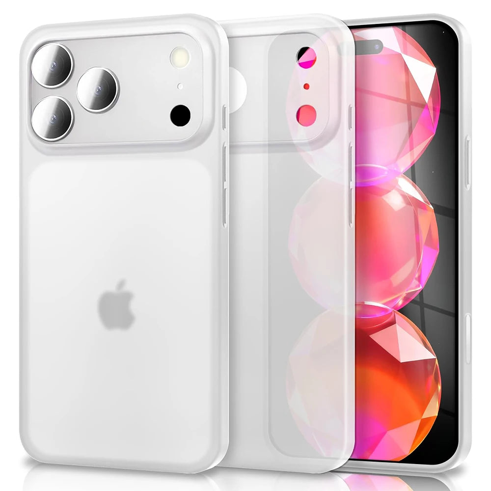 0.3mm Ultra Thin PP Hard Case For iPhone 18 17 Pro Max iPhone17 Air iPhone18ProMax 17Pro Translucent Colorful Matte Slim Shell