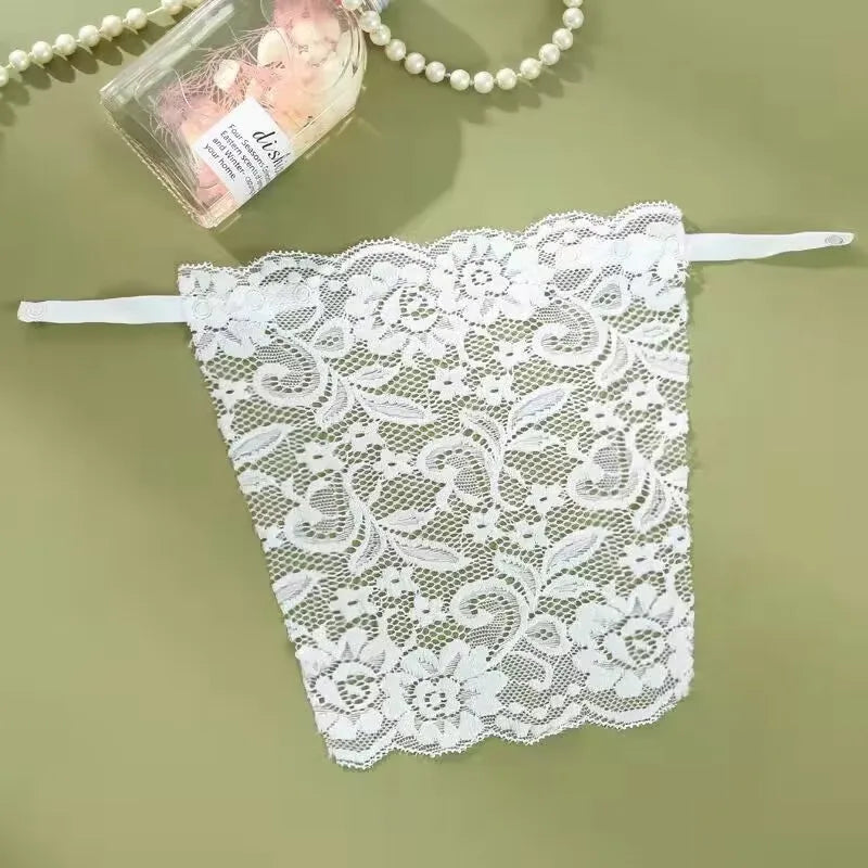 1-2 Pcs Lace Invisible Bra Privacy Cleavage Cover Underwear Anti Peep Brassiere Seamless Wrap Chest Strapless Lingerie Tube Tops