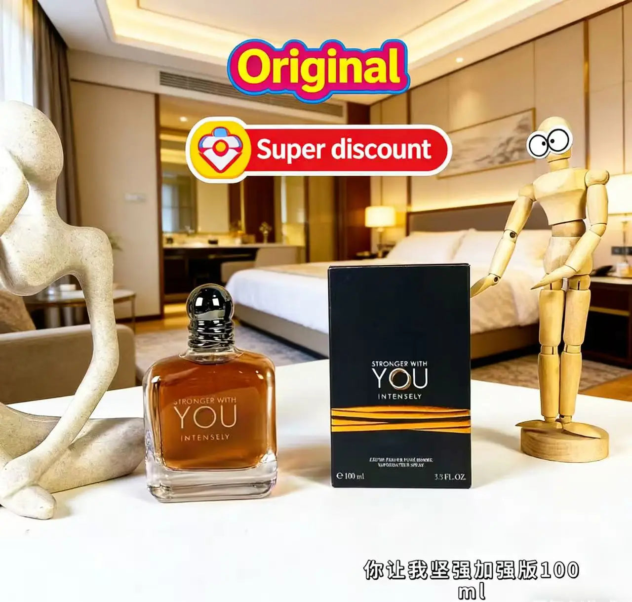 Perfect 100ml Stronger With You Absolutely Original Perfume Suitable For Both Men And Women Long-lasting Fragrance