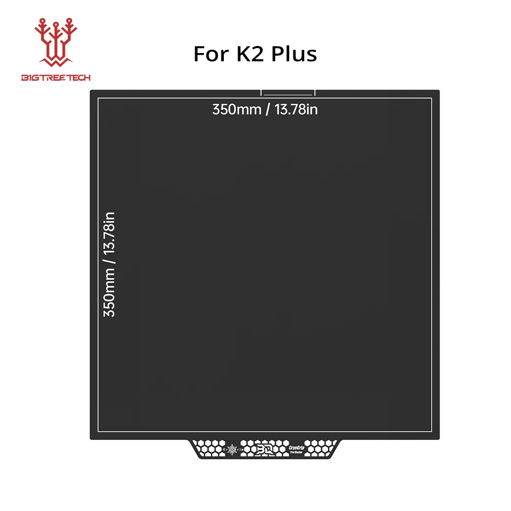 BIQU Panda Build Plate CryoGrip Pro Coating No Clog Spring Steel Double-sided for BambuLab Voron Kobra Adventurer 5M 3D Printer
