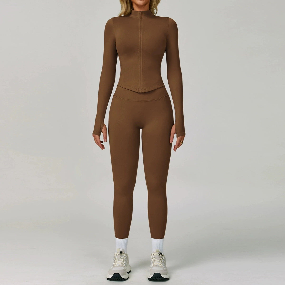 2/3PCS Seamless Sports Set  Yoga Suits  Women Tracksuit Gym Running Workout Clothes Sports Long Sleeve Leggings Yoga Clothing