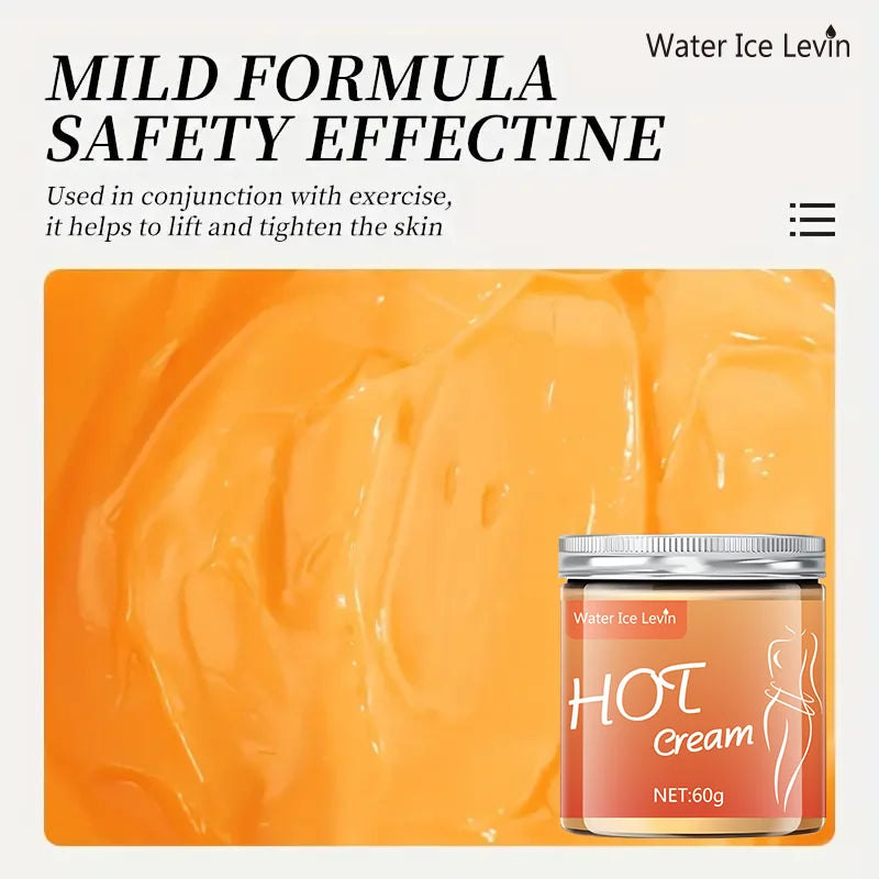 Full Body Fitness Massage Cream, Hot Compress to Tighten Abdominal Muscles