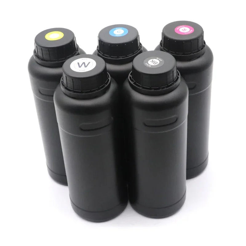 DAT 500ML UV Ink LED Ink Compatible For Epson i3200 i1600 XP600 L800 L805 L1800 TX800 1390 DX5 DX7 printhead UV Flatbed UV Ink
