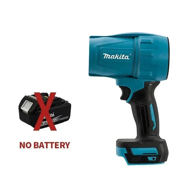 Makita 30000RPM Violent Blower Turbo Jet Fan Electric Air Duster Wind Speed Turbo 18VBattery Rechargeable With Light Car Cleanin