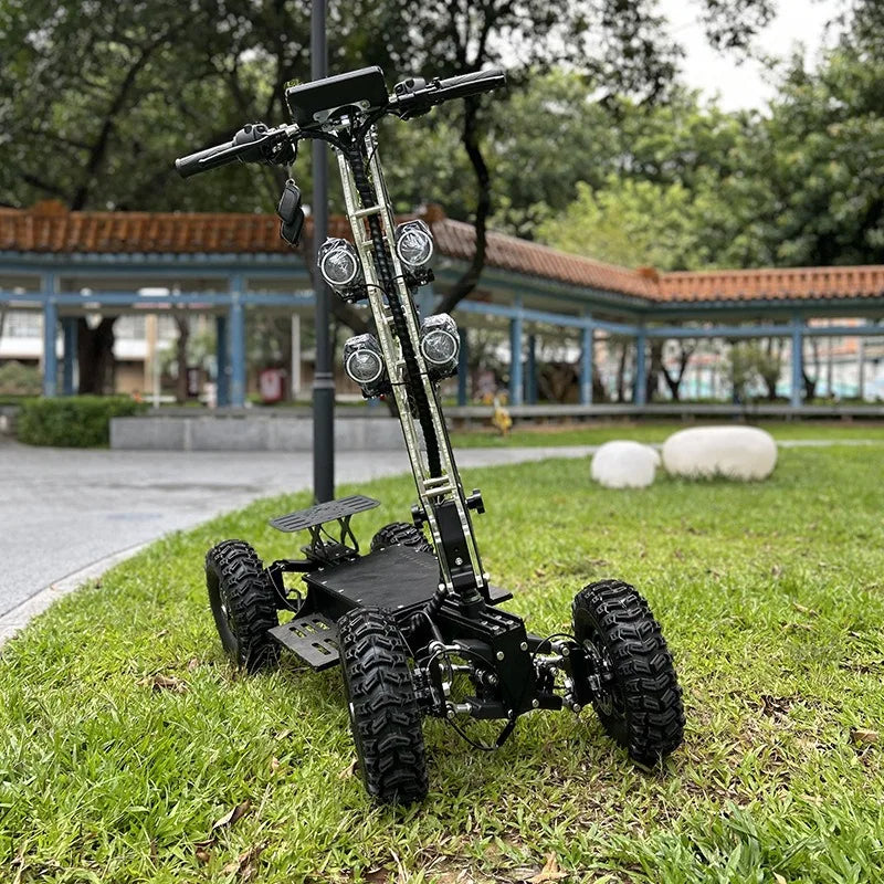 inch 4 wheel electric scooter high speed 4WD off-road vehicle outdoor patrol car all-terrain folding