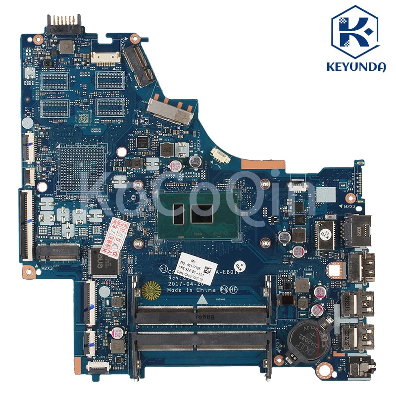 For HP 15-BS Notebook Mainboard LA-E791P LA-E801P LA-E802P Placa 924757-601 924750-001 i3i5i7 6/7/8th Laptop Motherboard Tested