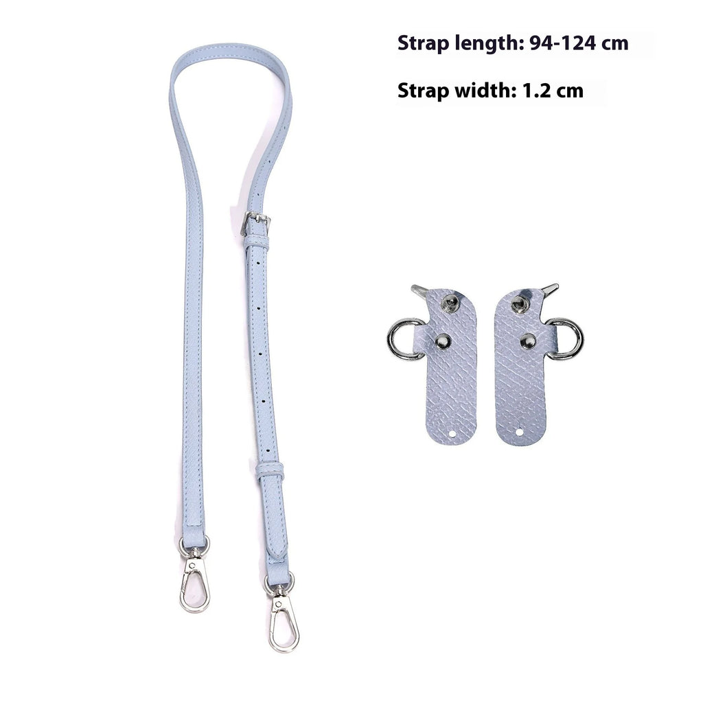 Leather Bag Shoulder Strap Replacement Crossbody Adjustable Conversion Kit Fit for Longchamp Mini Pouch