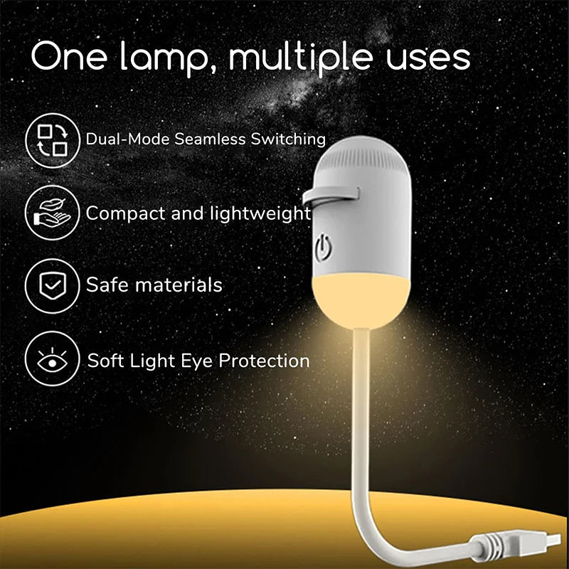 2-in-1 Galaxy Projector Light Mini USB Car Interior Ambient Lamp Galaxy LED Starry Sky for Party Home Bedroom Sleep Decoration