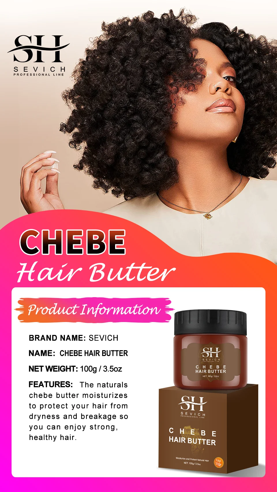 100% Natural Chad Chebe Powder Africa Super Fast Hair Regrowth Anti Hair Break Local Ingredient With Modern Craftsmanship Sevich