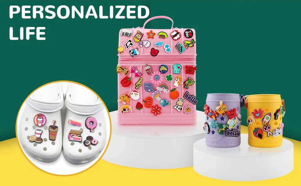 20Pcs Amazing Digital Circus Shoe Charms for Women Girls Shoes Decoration Accessories Buckle Fit Clog Sandal Wristband Bag