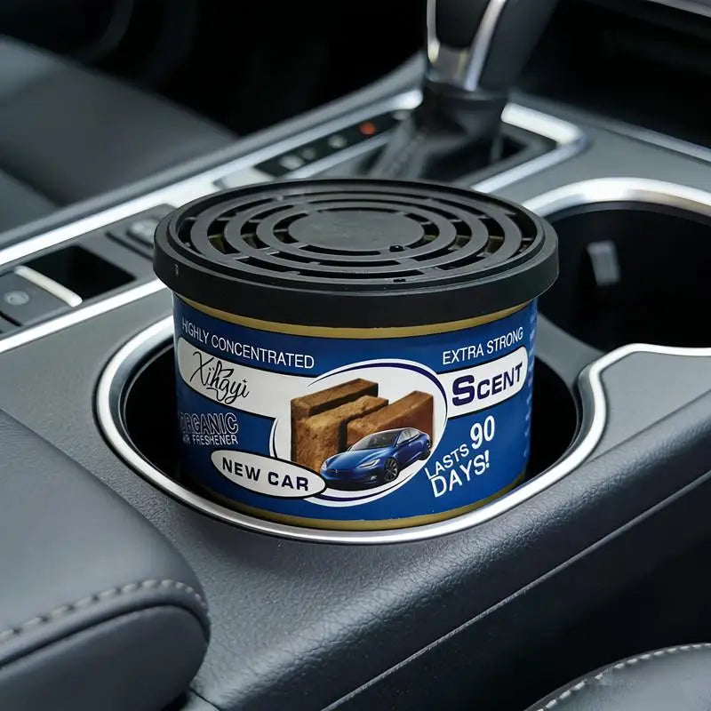 Car Air Fresheners Perfume Car Odor Eliminator Canned Wood Block Long-Lasting Auto Aromatherapy Home Wardrobe Deodorant Supplies