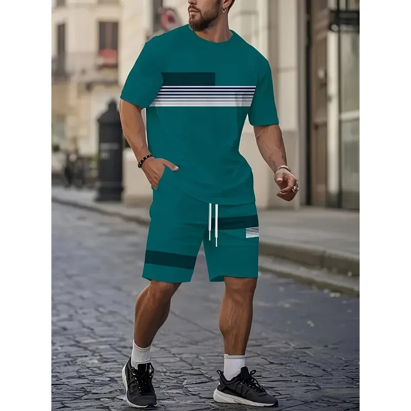 Men Short Sleeve T Shirt 3D Printed Breathable Casual Fashion Streetwear Outdoor Summer Clothing Top Tee For Male