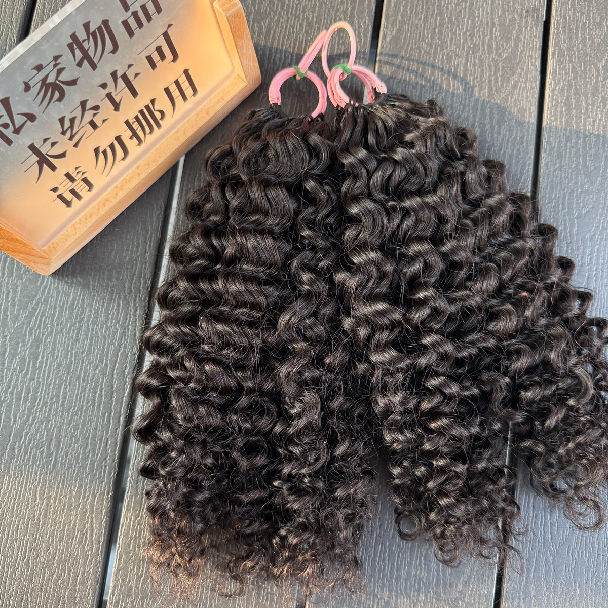 Pre-Separated Feather Crochet Human Hair Bundles Jerry Kinky Curly Deep Wave Hair Miracle Knots Braiding hair for Women