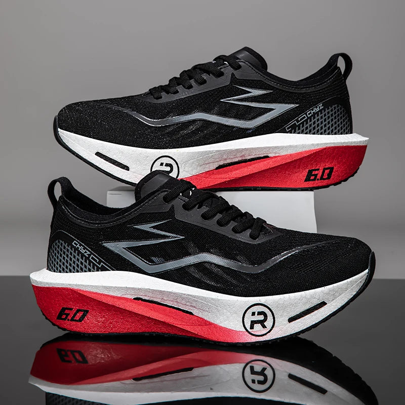 Marathon Running Shoes Men Carbon Board Speciality Sports Breathable Lightweight Women's Comfortable Athletic Nonskid Sneakers