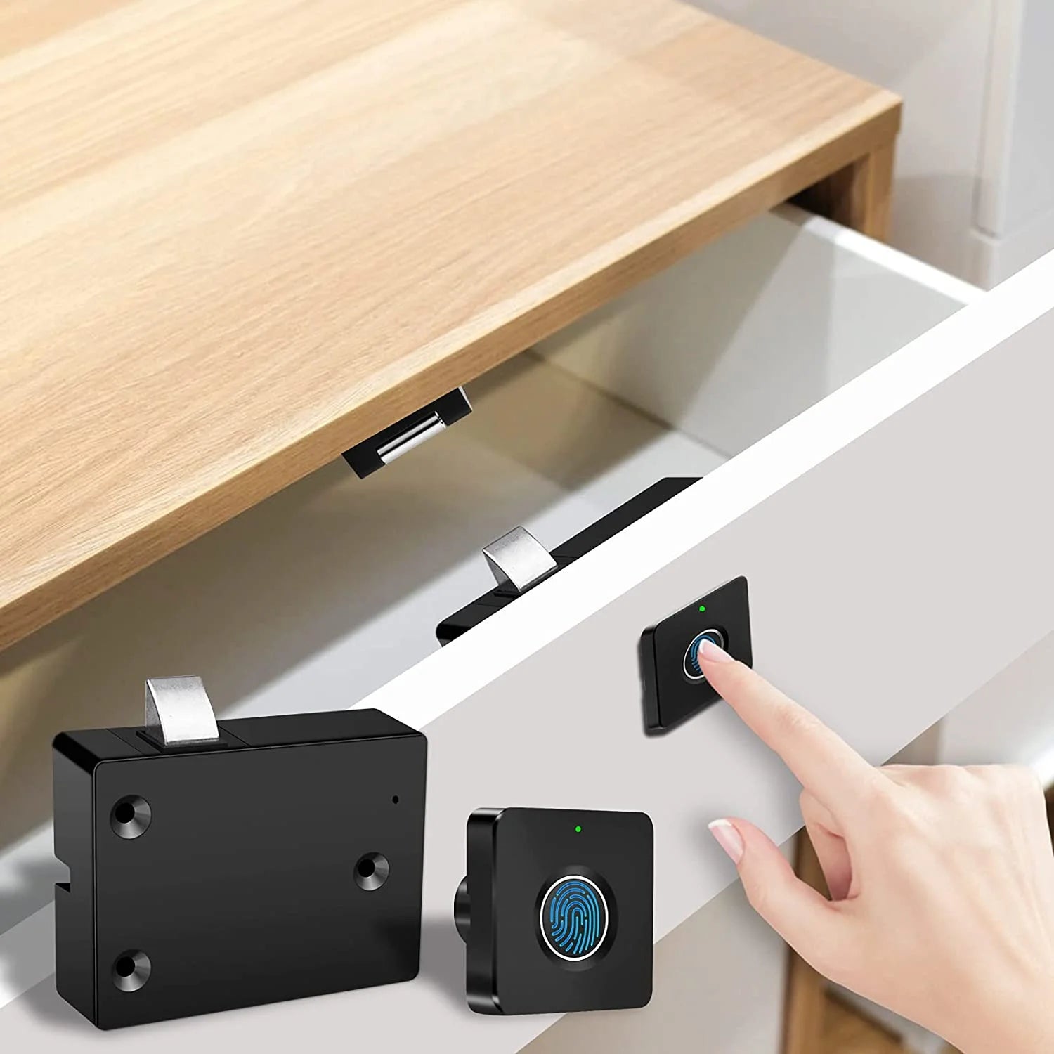 Smart Drawer Cabinet Lock Intelligent Electronic Biometric Fingerprint Locks Furniture Locker Finger Print Lock Smart Door Lock