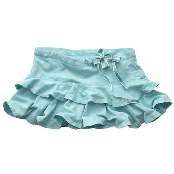 Y2k Retro and Artistic Forest-Style Hot Girl Short Skirt, Slimming Ruffled Skirt, Sexy Low-Waisted Pleated Skirt for Women Emo