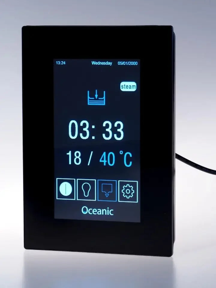 Oceanic real Touch screen controller high peormance for steam generator and sauna heater