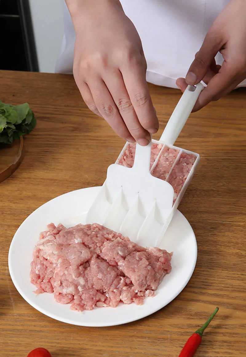 NEW Quadruple Meatball Maker Set Rice-Meat Dumplings Maker Fried Fish Meat Making Balls Mold Kitchen Gadgets Cooking Accessories